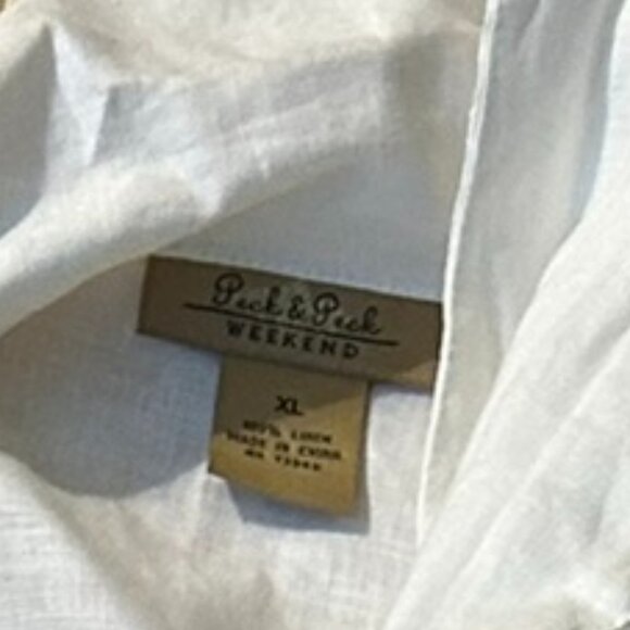 NWT Peck & Peck Weekend White Embroidered Boho Tunic XL - Picture 12 of 14